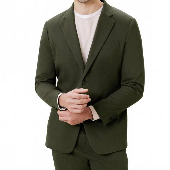 NEW BANANA REPUBLIC chino suit jacket in olive